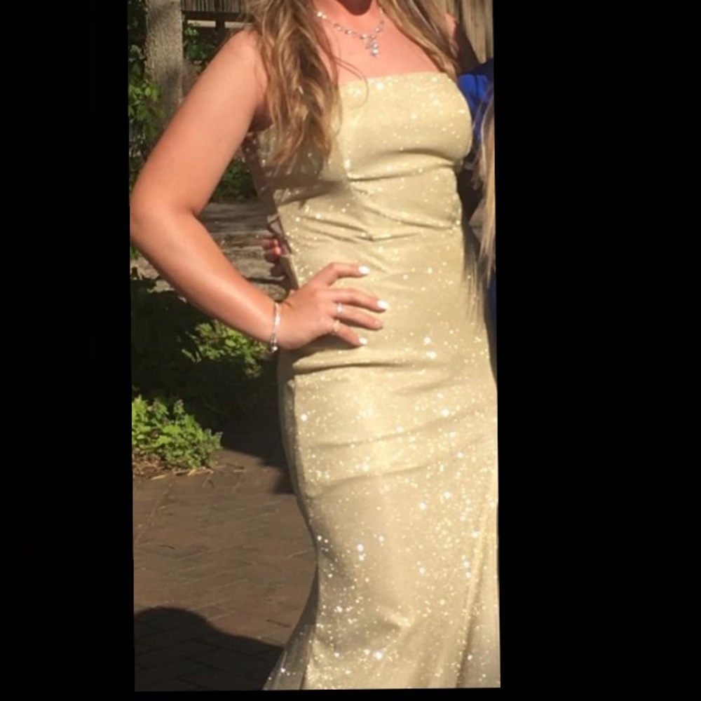 Gold Prom Dress